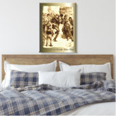 Een kerstkarol - Kleine Tim Canvas Afdruk (Insitu (Slaapkamer))