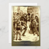 Een kerstkarol - Kleine Tim Feestdagenkaart (Voorkant / Achterkant)