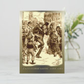 Een kerstkarol - Kleine Tim Feestdagenkaart (Staand voorkant)