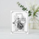 Een kerstkarol: Laat het maar. Feestdagenkaart (Staand voorkant)