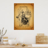 Een kerstkarol: Laat het maar. Poster (Keuken)