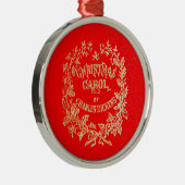 Een kerstkarol | metalen ornament (Rechts)