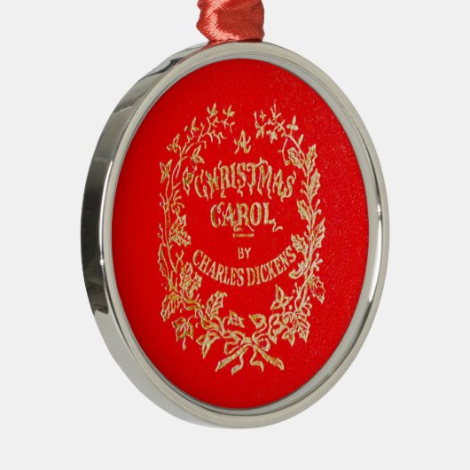 Een kerstkarol | metalen ornament (Rechts)