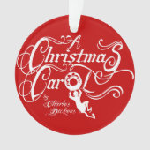 Een kerstkarol ornament (voorkant)