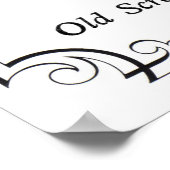 Een kerstkarol: Oude scrollen Poster (Hoek)