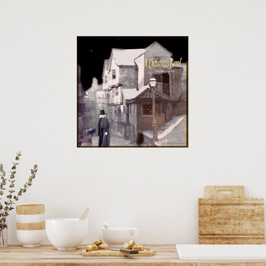 Een kerstkarol poster (Keuken)