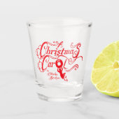 Een kerstkarol shot glas (Voorkant)