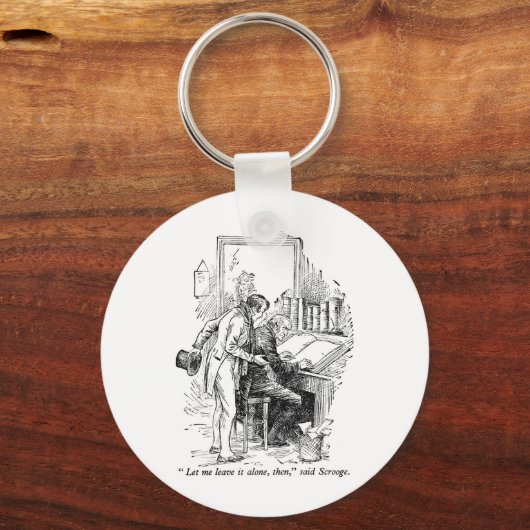 Een kerstkarol sleutelhanger (Voorkant)