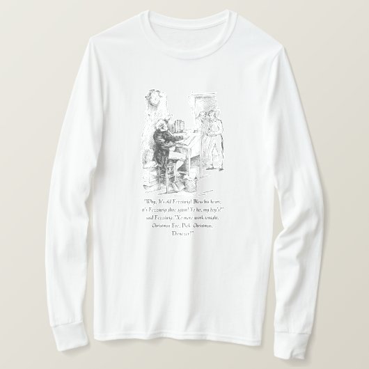 Een kerstkarol T-shirt (Design voorkant)