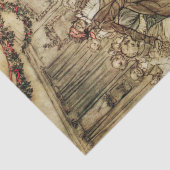 Een kerstkarol van Arthur Rackham Tissuepapier (Detail)