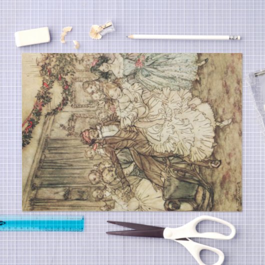 Een kerstkarol van Arthur Rackham Tissuepapier (Craft)