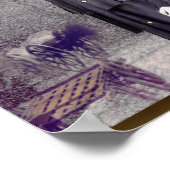 Een kerstkaroltekst poster (Hoek)