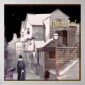 Een kerstkaroltekst poster (Voorkant)