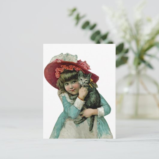 Een kerstkeuken houden feestdagenkaart (Staand voorkant)