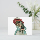 Een kerstkeuken houden feestdagenkaart (Staand voorkant)