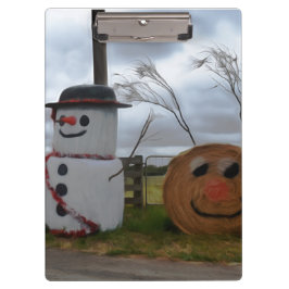 Een kerstklembord van Farmyard Klembord