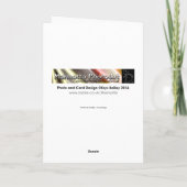 Een kerstkus Kaart VRIENDIN (Achterkant)