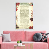 Een kerstlied: Ole St. Nick | Canvas Afdruk (Insitu (Woonkamer))