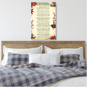Een kerstlied: Ole St. Nick | Canvas Afdruk (Insitu (Slaapkamer))