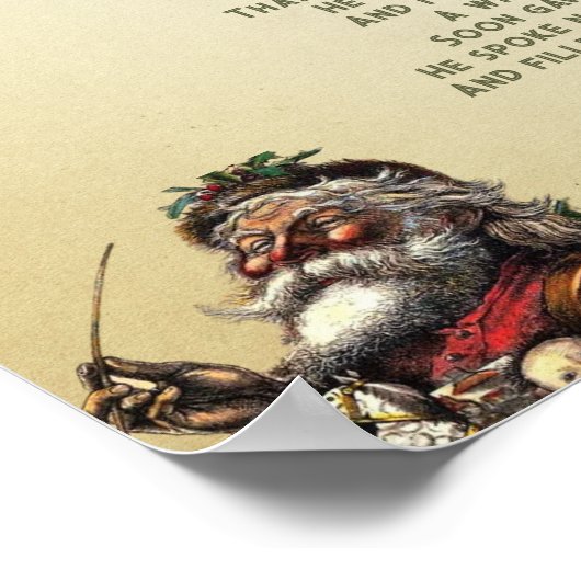 Een kerstlied: Ole St. Nick | Poster (Hoek)
