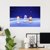 Een kerstlied poster (Thuiskantoor)