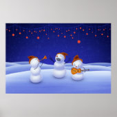 Een kerstlied poster (Voorkant)