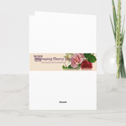 Een kerstlied van Rossetti Kaart (Achterkant)