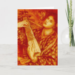 Een kerstlied van Rossetti Kaart