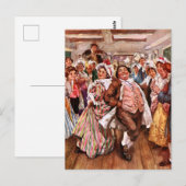 Een kerstliedje: Mr. & Mrs. Fizziwig Briefkaart (Voorkant / Achterkant)