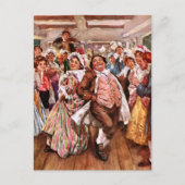 Een kerstliedje: Mr. & Mrs. Fizziwig Briefkaart (Voorkant)