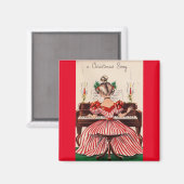 Een kerstliedmagneet magneet (Voorkant / Achterkant)