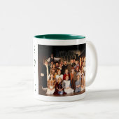 Een kerstman, 2010 SMP Tweekleurige Koffiemok (Voorkant rechts)