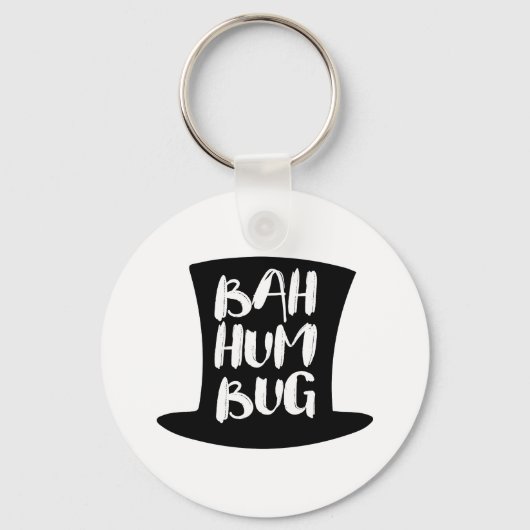 Een kerstman-Carol Bah Humbug Holiday-Sleutelhange Sleutelhanger (Voorkant)