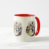 Een kerstman - de heer Fezziwigs' Ball Mok (Voorkant rechts)