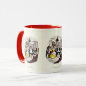 Een kerstman - de heer Fezziwigs' Ball Mok (Voorkant links)