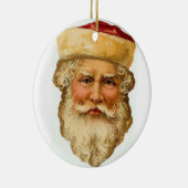 Een kerstman keramisch ornament (Rechts)