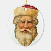 Een kerstman keramisch ornament (Links)