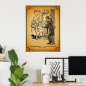 Een kerstman: Kleine Bob & Kleine Tim Poster (Thuiskantoor)