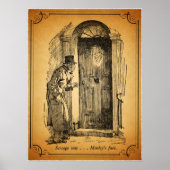 Een kerstman: Marleys gezicht Poster (Voorkant)