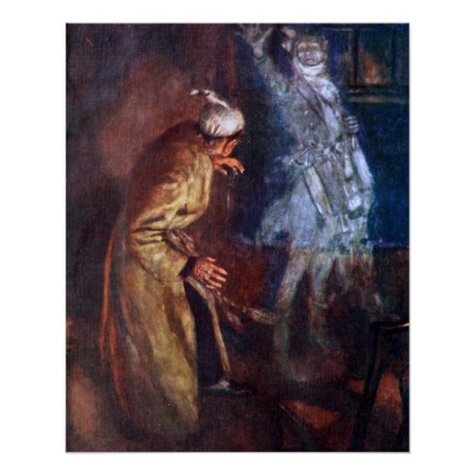 Een kerstman: Marleys Ghost Perfect Poster (Voorkant)