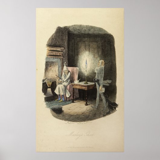 Een kerstman: Marleys Ghost Poster (Voorkant)