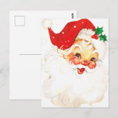 Een kerstman met een appelwang, deel 1 briefkaart (Voorkant / Achterkant)
