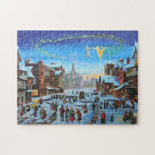 Een kerstman met Gordon Bruce-kunst Legpuzzel