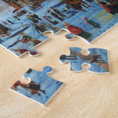 Een kerstman met Gordon Bruce-kunst Legpuzzel (Zijkant)