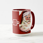 Een  kerstman mok (Voorkant rechts)