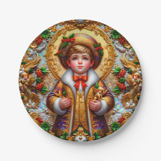 EEN KERSTMAN ~ SCHATTIGE ~ PAPIEREN BORDJE