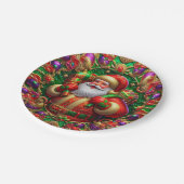 EEN KERSTMAN ~ SCHATTIGE ~ PAPIEREN BORDJE (Gekanteld)
