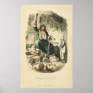 Een kerstman: Scrooge's derde bezoeker Poster