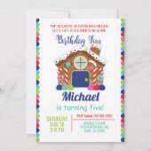 Een kerstman-uitnodiging voor het ontbijt. kaart (Voorkant)