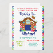 Een kerstman-uitnodiging voor het ontbijt. kaart (Voorkant / Achterkant)